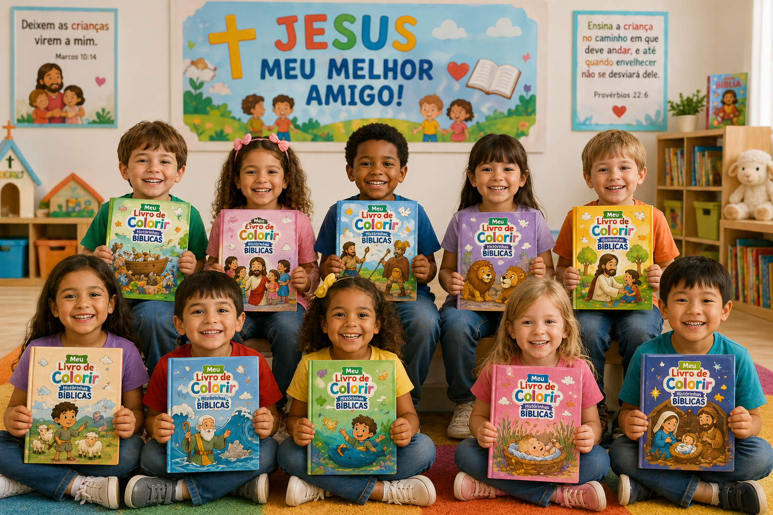 Capa do Livro Digital para Colorir